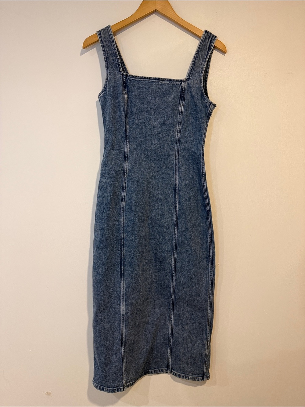 Abercrombie & Fitch Blue Denim Body Con Dress